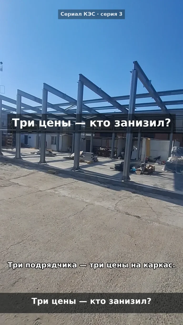 Три цены на каркас: кто из подрядчиков занизил металл